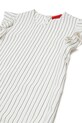 Dziewczynka Max&Co. sukienka z wiskozą MAXD51F DRESS MX0270.MX00W biały