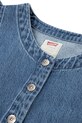 Levi's sukienka bawełniana dziecięca FLUTTER SLEEVE BUTTON UP D niebieski 3EP551