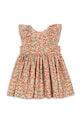Konges Sløjd sukienka bawełniana dziecięca CIANNA DRESS GOTS KS104732.PPY2 multicolor SS26