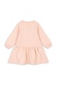 Konges Sløjd sukienka dziecięca LOU TERRY SWEAT DRESS OCS KS104945.PPY2 różowy SS26