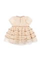 Dziewczynka Konges Sløjd sukienka dziecięca JOELLE DRESS KS104871.PPY2 beżowy