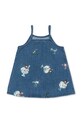 Dziewczynka Konges Sløjd sukienka jeansowa dziecięca MAGOT SEQUIN STRAP DRESS GOTS KS104975.PPY2 granatowy