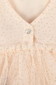 Dječja haljina Konges Sløjd YVONNE PUFF DRESS bež KS105138.PPY2