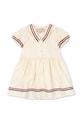 Παιδικό βαμβακερό φόρεμα Konges Sløjd ALLIE DRESS GOTS KS104629.PPY2 μπεζ SS26