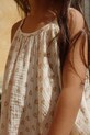 Konges Sløjd sukienka dziecięca COCO STRAP DRESS GOTS KS104744.PPY2 beżowy