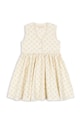 Παιδικό βαμβακερό φόρεμα Konges Sløjd COEUR LACE DRESS GOTS KS104747.PPY2 μπεζ SS26