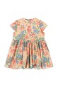 Dziewczynka Konges Sløjd sukienka bawełniana dziecięca PACEY SS DRESS GOTS KS105027.PPY2 multicolor