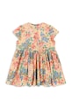 Dziewczynka Konges Sløjd sukienka bawełniana dziecięca PACEY SS DRESS GOTS KS105027.PPY2 multicolor