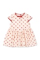 Παιδικό βαμβακερό φόρεμα Konges Sløjd VIVO DRESS GOTS βαμβάκι μπεζ KS105126.PPY2
