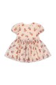 Konges Sløjd sukienka babydoll ZIA DRESS KS105140.PPY2 beżowy SS26