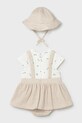 Kojenecké šaty Mayoral Newborn 1631.2D.Newborn.PPY2 béžová SS26