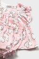 Момиче Бебешка памучна рокля Mayoral Newborn 1808.2H.Newborn.PPY2 розов