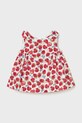 Mayoral Newborn sukienka bawełniana niemowlęca wzorzyste czerwony 1811.2R.Newborn.PPY2