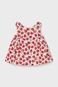 Mayoral Newborn sukienka bawełniana niemowlęca wzorzyste czerwony 1811.2R.Newborn.PPY2