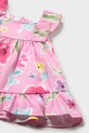 Dziewczynka Mayoral Newborn sukienka bawełniana niemowlęca 1812.2Q.Newborn.PPY2 różowy