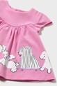 Dziewczynka Mayoral Newborn sukienka niemowlęca 1817.2V.Newborn.PPY2 różowy