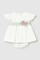 Φόρεμα μωρού Mayoral Newborn στρογγυλό λευκό 1886.2M.Newborn.PPY2
