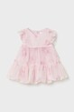 Mayoral Newborn sukienka niemowlęca rozkloszowany różowy 1890.2P.Newborn.PPY2