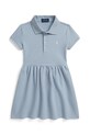 Polo Ralph Lauren sukienka dziecięca z elastanem niebieski 312934961500
