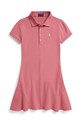 Polo Ralph Lauren sukienka dziecięca z elastanem różowy 313934962503