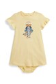 Polo Ralph Lauren sukienka bawełniana żółty 310A11770001