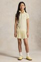 Polo Ralph Lauren sukienka letnia bawełniana żółty 313B16959002