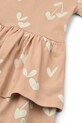 Κοριτσίστικα Παιδικό βαμβακερό φόρεμα Liewood Mindy LS Dress LW20484.PPY2 πορτοκαλί