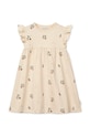 Παιδικό φόρεμα Liewood Neveah Printed Dress στρογγυλό μπεζ LW20490.PPY2