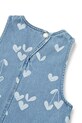 Liewood sukienka jeansowa dziecięca Angelica Printed Denim frill Dress niebieski LW20641.PPY2