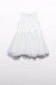 Dievčenské šaty Abel&Lula 5025.1.Mini.PPY2 biela SS26