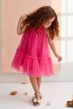 Παιδικό φόρεμα Abel&Lula στρογγυλό ροζ 5036.4.Mini.PPY2