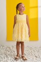 Παιδικό φόρεμα Abel&Lula 5042.5.Mini.PPY2 κίτρινο