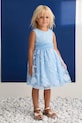 Abel&Lula sukienka dziecięca tkanina niebieski 5042.5.Mini.PPY2