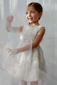 Abel&Lula vestito bambina applique bianco 5050.1.Mini.PPY2