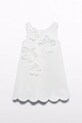 Abel&Lula sukienka dziecięca 5055.6.Mini.PPY2 biały SS26