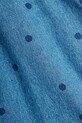 Mini Rodini sukienka jeansowa dziecięca denim dots niebieski 26250120