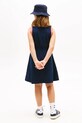 Dziewczynka Tommy Hilfiger sukienka bawełniana KG0KG09109.104.122.PPY2 granatowy
