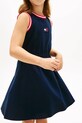 Tommy Hilfiger sukienka bawełniana KG0KG09109.104.122.PPY2 granatowy