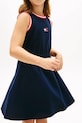 Tommy Hilfiger sukienka bawełniana KG0KG09109.104.122.PPY2 granatowy