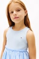Tommy Hilfiger sukienka letnia bawełniana KG0KG09148.98.122.PPY2 niebieski