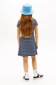 Dziewczynka Tommy Hilfiger sukienka letnia z modalem KG0KG09149.128.176.PPY2 granatowy