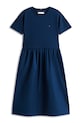 Tommy Hilfiger sukienka bawełniana KG0KG09528.116.122.PPY2 granatowy SS26