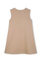 DÍVKA Dětské bavlněné šaty Michael Kors R30595.94.108 hnědá