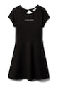 Calvin Klein Jeans рокля с вискоза LVCKSJH02G.128.176.PPY2 черен SS26