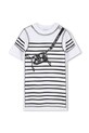 Dječja pamučna haljina Marc Jacobs W60715.102.108 bijela SS26