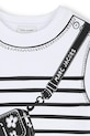 Dječja pamučna haljina Marc Jacobs bijela W60715.114.150