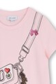 Dziewczynka Marc Jacobs sukienka bawełniana dziecięca W60711.114.150 różowy