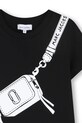 Djevojčice Dječja pamučna haljina Marc Jacobs W60711.114.150 crna
