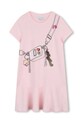 Marc Jacobs sukienka bawełniana dziecięca nadruk różowy W60711.102.108