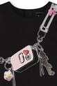 Κοριτσίστικα Παιδικό βαμβακερό φόρεμα Marc Jacobs W60809.71.81 μαύρο